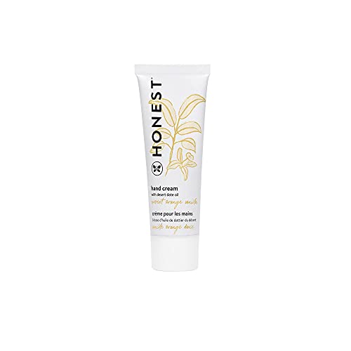 The Honest Company Moisturizing Hand Cream | Antioxidant-Packed for Dry Skin | Hypoallergenic, Dermatologist Tested, Cruelty Free | Sweet Orange Vanilla, 1.7 fl oz