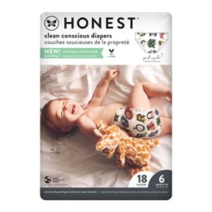 THE HONEST COMPANY All The Letters Diapers Size 6, 18 CT