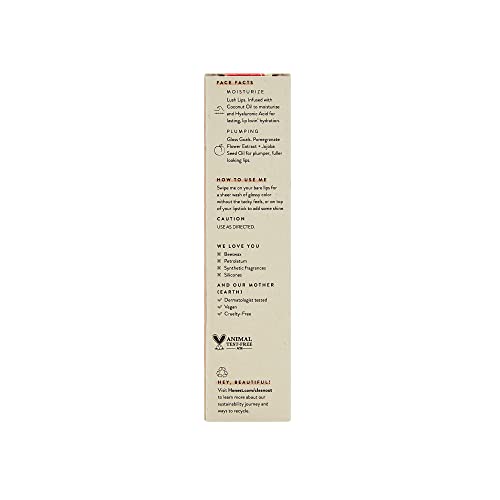 Honest Beauty Gloss-C Lip Gloss, Poppy Topaz with Coconut Oil + Jojoba Seed Oil| EWG Certified + Dermatologist Tested & Vegan + Cruelty free | 0.33 fl. Oz