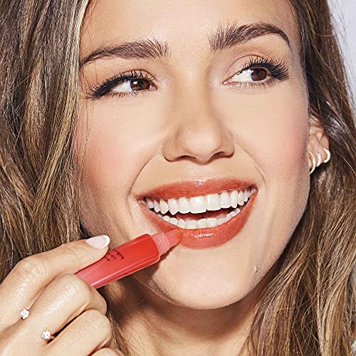 Honest Beauty Gloss-C Lip Gloss, Poppy Topaz with Coconut Oil + Jojoba Seed Oil| EWG Certified + Dermatologist Tested & Vegan + Cruelty free | 0.33 fl. Oz