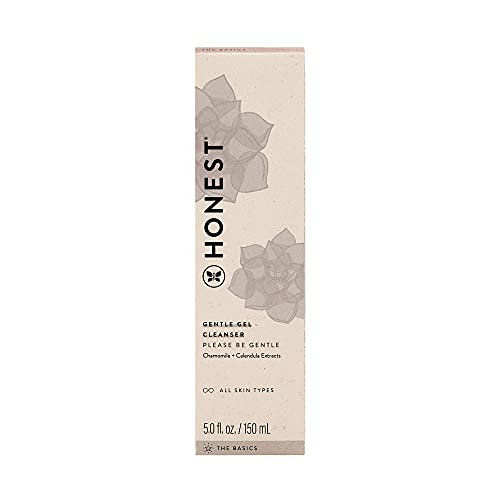 Honest Beauty Gentle Gel Cleanser with Chamomile & Calendula Extracts, Sulfate Free, Paraben Free, 5.0 Fl Oz