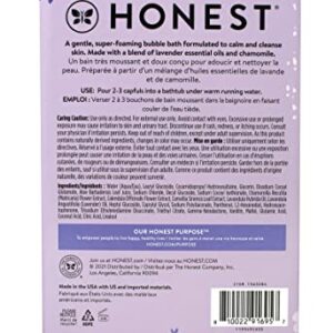 HONEST The Honest Company Bubble Bath, Truly Calming Lavender, 17 Fluid Ounce (2 Pack)