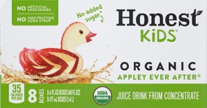 honest kids, apple juice drink, 6 fl oz (pack of 8)