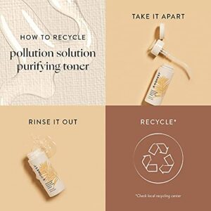 Honest Beauty Pollution Solution Purifying Toner with Zinc PCA | Alcohol-free Toner + EWG Certified + Vegan + Cruelty free | 4 fl. oz.