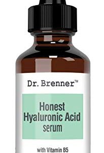 2 oz. Hyaluronic Acid Serum For Skin, Made with 100% Pure Hyaluronic Acid, Plumping, Anti-Aging, Hydrating, Moisturizing HA Serum With Vitamin B5 by Dr. Brenner (2 oz)