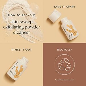 Honest Beauty Skin Sweep Exfoliating Powder Cleanser Kaolin Clay |Detoxify + Purify| Vegan + Cruelty free |1.4 oz.