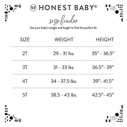 HonestBaby unisex baby Organic Cotton Short Sleeve T-shirt Multi-packs and Toddler T Shirt Set, 10-pack Rainbow Girl, 3T US