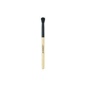honest beauty blending crease brush with renewable bamboo + synthetic bristles | makeup brush for eyeshadow | cruelty free | 1 count