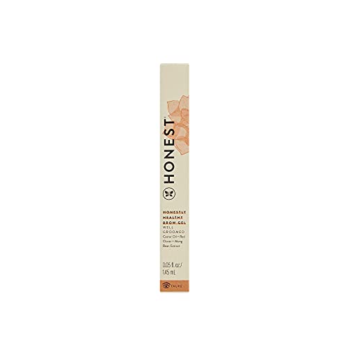 Honest Beauty Healthy Brow Gel, Taupe with Castor Oil | Plant Derived Proteins | Fuller + Healthy-Looking Brows | EWG Certified & Vegan | 0.05 Fl Oz