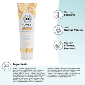 The Honest Company Hydrating Face + Body Lotion | Fast Absorbing, Naturally Derived, Hypoallergenic | Citrus Vanilla Refresh, 8.5 fl oz