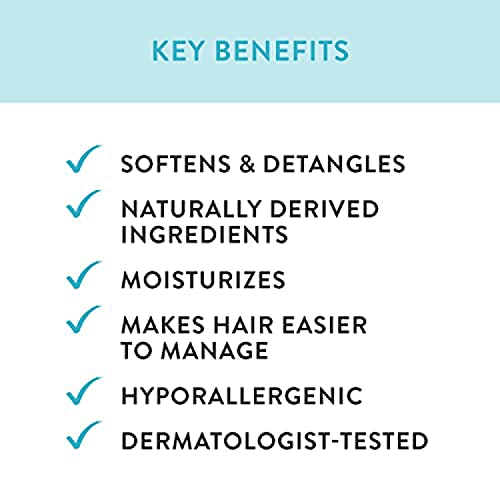 The Honest Company Silicone-Free Conditioner | Gentle for Baby | Naturally Derived, Tear-free, Hypoallergenic | Sweet Almond Nourish, 10 fl oz