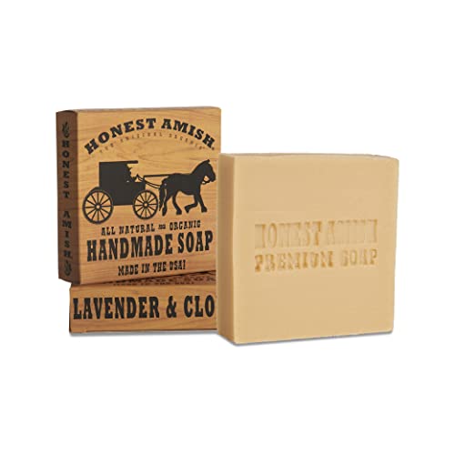 Honest Amish Natural Lavender and Clove Soap Bar