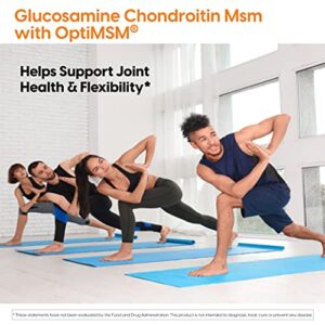 Doctor's Best Glucosamine Chondroitin Msm with OptiMSM Capsules, Supports Healthy Joint Structure, Function & Comfort, Non-GMO, Gluten Free, Soy Free, 240 Count (Pack of 1)