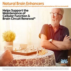 Doctor's Best Natural Brain Enhancers, Non-GMO, Vegan, Gluten Free, 60 Veggie Caps (DRB-00214)