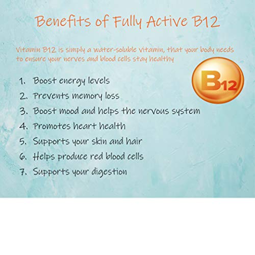 Doctor's Best Fully Active B12 1500 Mcg, Supports Energy, Mood, Circulation, Non-GMO, Vegan, Gluten Free, 180 Count