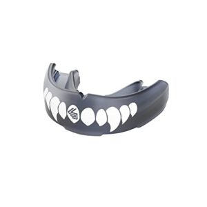 shock doctor braces strapped mouth guard, youth