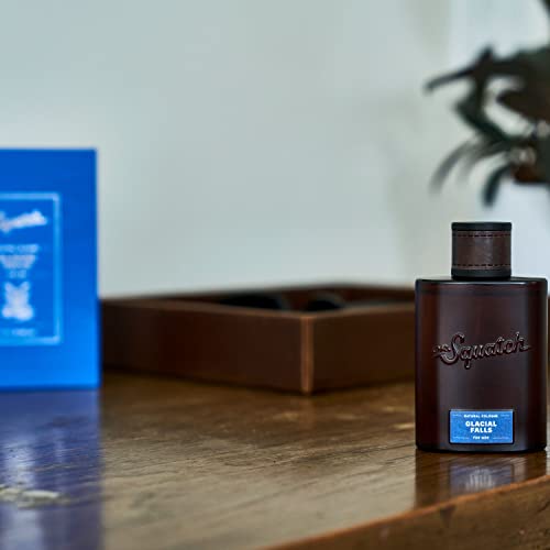 Dr. Squatch Men's Cologne Glacial Falls - Natural Cologne made with sustainably-sourced ingredients - Manly fragrance of bergamot, clove, and cedar - Inspired by Fresh Falls Bar Soap