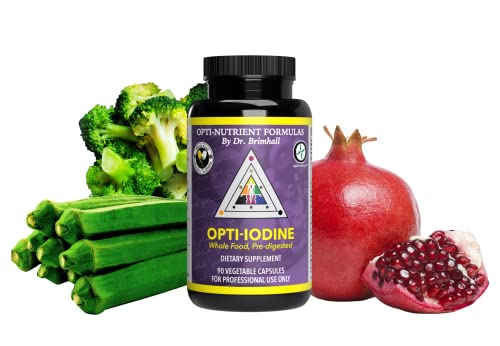 Dr. Brimhall Opti-Nutrient Opti-Iodine 90 Capsules (45 Servings). Whole Food Iodine That Strengthens and Improves Endocrine Function.