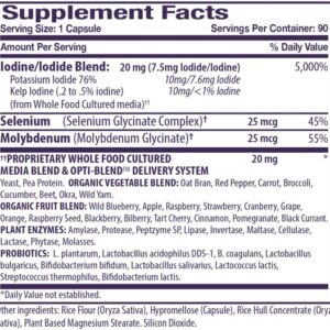 Dr. Brimhall Opti-Nutrient Opti-Iodine 90 Capsules (45 Servings). Whole Food Iodine That Strengthens and Improves Endocrine Function.