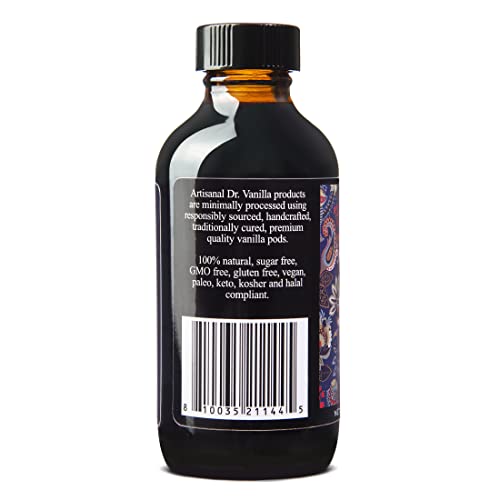 Dr Vanilla Organic Alcohol Free Natural Vanilla (4oz)