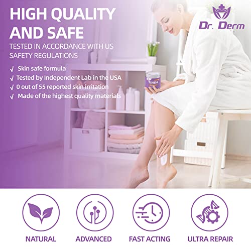 Dr Derm Tinea Versicolor Treatment Antifungal Cream For Tinea Versicolor And Pedis All Natural 