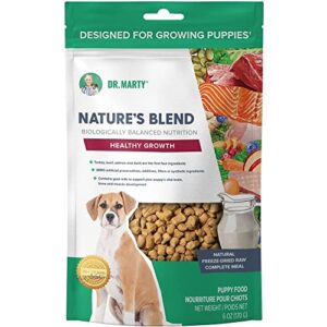 dr. marty nature’s blend for puppies freeze dried raw dog food, 6 oz