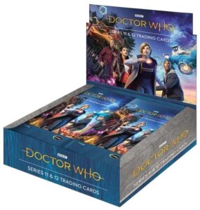 rittenhouse doctor who series 11 & 12 trading cards 2022 uk edition hobby box 24 packs