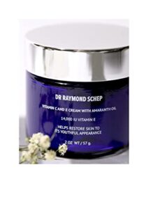 dr raymond schep anti aging vitamin c and e cream with amaranth oil. moisturizes and restores skin to youthful appearance.