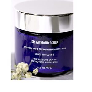 Dr Raymond Schep Anti Aging Vitamin C and E Cream with Amaranth Oil. Moisturizes and Restores Skin to Youthful Appearance.