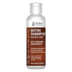 dr. berg biotin shampoo for hair growth – hair loss shampoo for men & women – thickening & volumizing mens shampoo for thinning hair all hair types – paraben & sulfate free – 8 fl. oz.