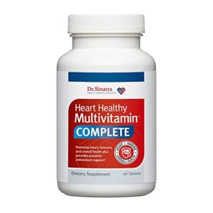 dr. stephen sinatra’s heart healthy multivitamin complete for heart, total body, immune, and mood support and more with essential vitamins plus sensoril ashwagandha