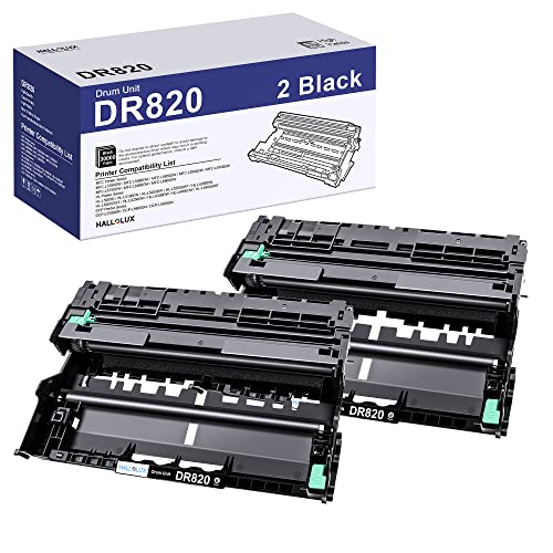 DR820 DR-820 Drum Unit Compatible Replacement for Brother DR820 DR-820 DR 820 for MFC-L5850DW HL-L6200DW HLL6200DW L6200DW MFC-L5900DW MFC-L5700DW HL-L5200DW L5200DWT Printer (2 Black)