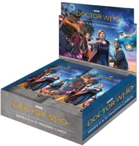 rittenhouse doctor who series 11 & 12 trading cards 2022 us hobby box 24 packs