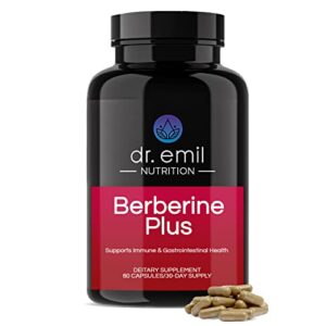 dr. emil berberine 500mg capsules – berberine supplement with cinnamon mtc oil silymarin