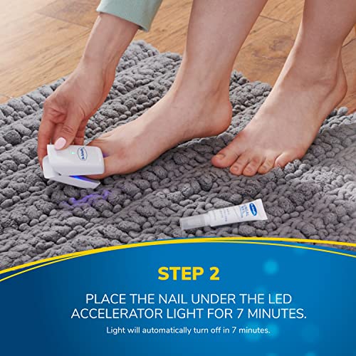 Dr. Scholl's Fungal Nail Treatment Revitalizer LED Light-Activated Therapy, Erase Toenail Discoloration Fungus, 10 ml