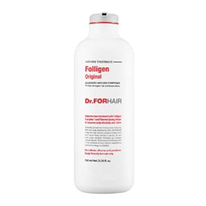 dr.forhair folligen volume biotin treatment (25oz) for hair regrowth relieving hair loss thinning hair care shiny increase volume strength thickening root enhancer (no paraben, silicone, sulfates)