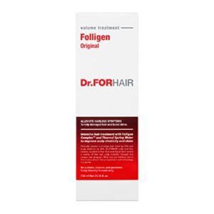 Dr.FORHAIR Folligen Volume Biotin Treatment (25oz) For Hair Regrowth Relieving Hair Loss Thinning Hair Care Shiny Increase Volume Strength Thickening Root Enhancer (No Paraben, Silicone, Sulfates)