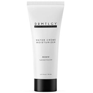 drmtlgy water crème face moisturizer for women & men – facial moisturizer for dry skin – lightweight daily moisturizer face cream