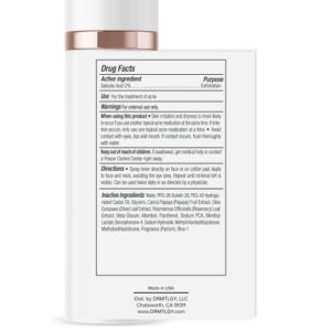 DRMTLGY Clarifying Toner for Face - Facial Toner for Acne Prone Skin - Skin Toner for Oily Skin with 2% Salicylic Acid (189 ml)