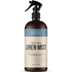DRMTLGY Natural Fresh Linen Mist and Room Spray - Pure Essential Oils for a Pillow Spray, Linen Mist, and Fabric Spray - Aromatherapy Spray for Relaxation and Sleep
