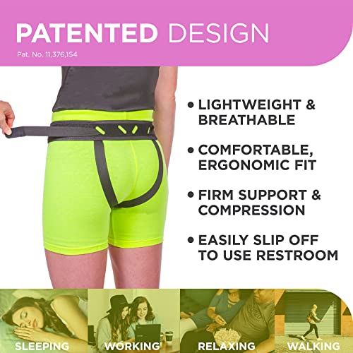 BraceAbility The Pelvic Pro Patented Prolapse Uterus Support Belt Girdle for Women’s Prolapsed for Dropped Bladder, Vulvar Varicosities, Postpartum Recovery, Symphysis Pubis Dysfunction Pain (M)