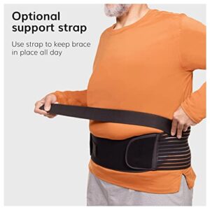 BraceAbility Obesity Belt Stomach Holder - Plus Size Men and Women's Big Belly Support Band Girdle for Hanging Stomach, Pendulous Abdominal Support, Lower Tummy Fat Lifter Pannus Sling (XL)
