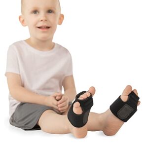 braceability toe walking brace – pediatric idiopathic afo correction splint for kids tip-toe prevention, autism and adhd treatment, cerebral palsy, aspergers, youth neurological disorders (xs pair)