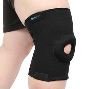 nvorliy plus size knee compression sleeve, knee brace for large legs medical support for knee pain relief, arthritis, sports exercise, injury & post-surgery recovery, fit men and women (5xl)