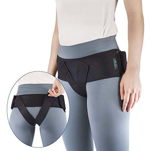 JOMECA V-Sling Pelvic Support Belt for Prolapse, Pregnancy SPD, Vulvar Varicosities, LCS, Pelvic Floor, Organ Prolapse Support Relieve Tilted or Twisted Pelvis Girdle Pain (Small)