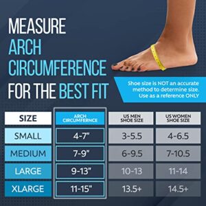 Ankle Brace Compression Sleeve Plantar Fasciitis Socks with Foot Arch Support Relieves Achilles Tendonitis, Joint Pain & Heel Pain Relief 1143 Black L