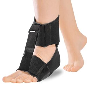 braceability sleeping foot drop brace – dorsiflexion afo ankle orthosis sock for charcot marie tooth home treatment, peroneal nerve injury, stroke patients, muscle dystrophy pain support in bed (s/m)