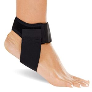 braceability plantar fasciitis wrap – foot pain relief adjustable band brace for at-home achilles tendonitis treatment, heel spur recovery, night or daytime weak arch and sore ankle support (l/xl)