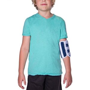 BraceAbility Pediatric Elbow Immobilizer - Arm Restraint Brace and Extension Splint to Keep Arm Straight for Toddlers / Children / Kids (Small)