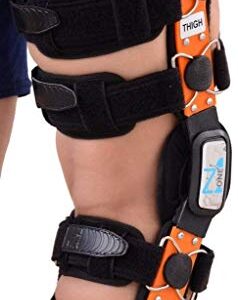 Z1 K2 Knee Brace –Best Knee Brace for ACL/Ligament Injuries/Sports Injuries, Arthritis (OA) & Preventive Protection & Relief from Knee Joint Pain/Degeneration- Men & Women S23(T=24-25.5"/C=22-23.5")